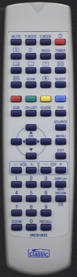 WHARFEDALE HYF-51L Remote Control Alternative 