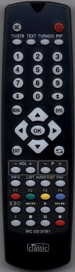 HUMAX F2-FREE Remote Control Alternative