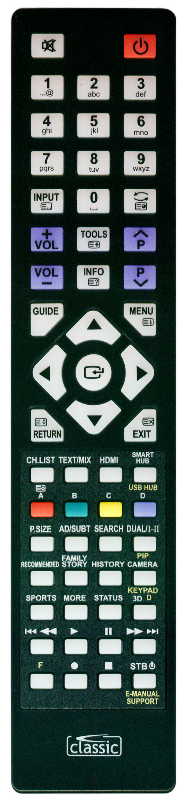 Samsung UE32J5600AWXXC Remote Control