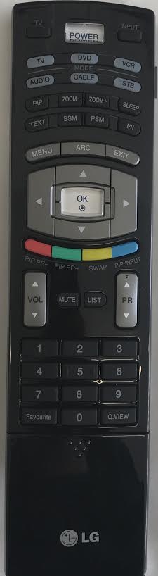 LG 6710T00019B Remote Control Original