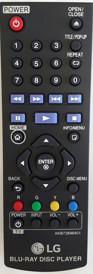 LG BP240 Remote Control - Genuine Original