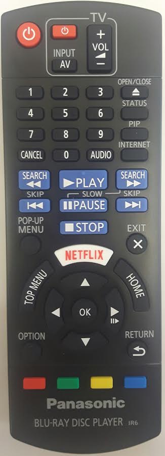 Panasonic DMP-BDT165EB-K Remote Control - Genuine Original