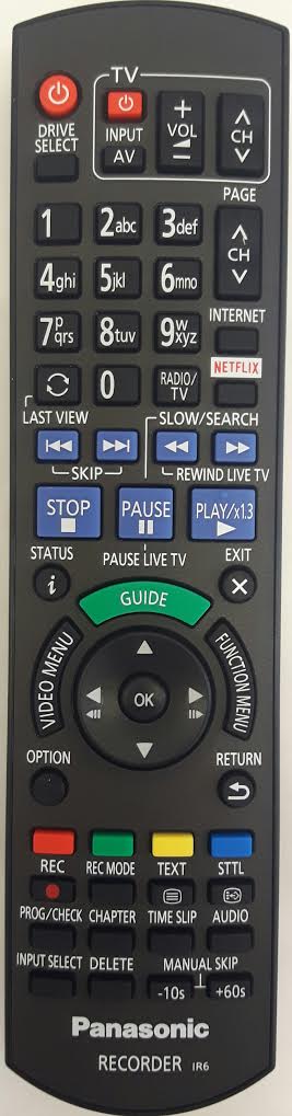 PANASONIC DMR-BWT720 Remote Control Original