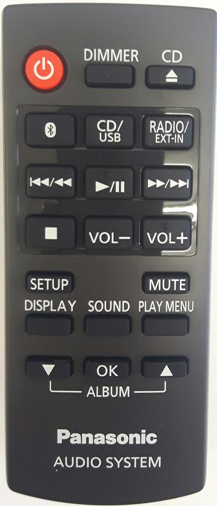 Panasonic SCALL5CD Remote Control - Genuine Original