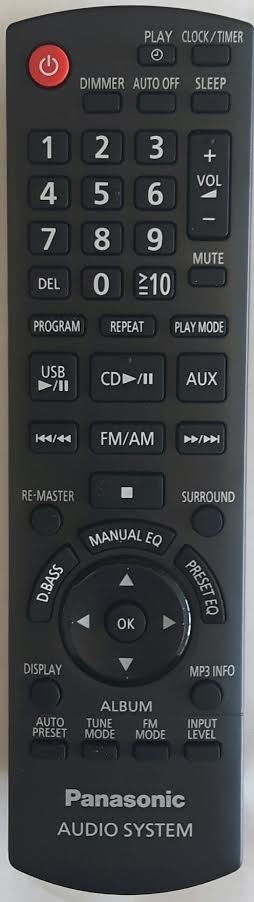 PANASONIC N2QAYB000500 Remote Control Original