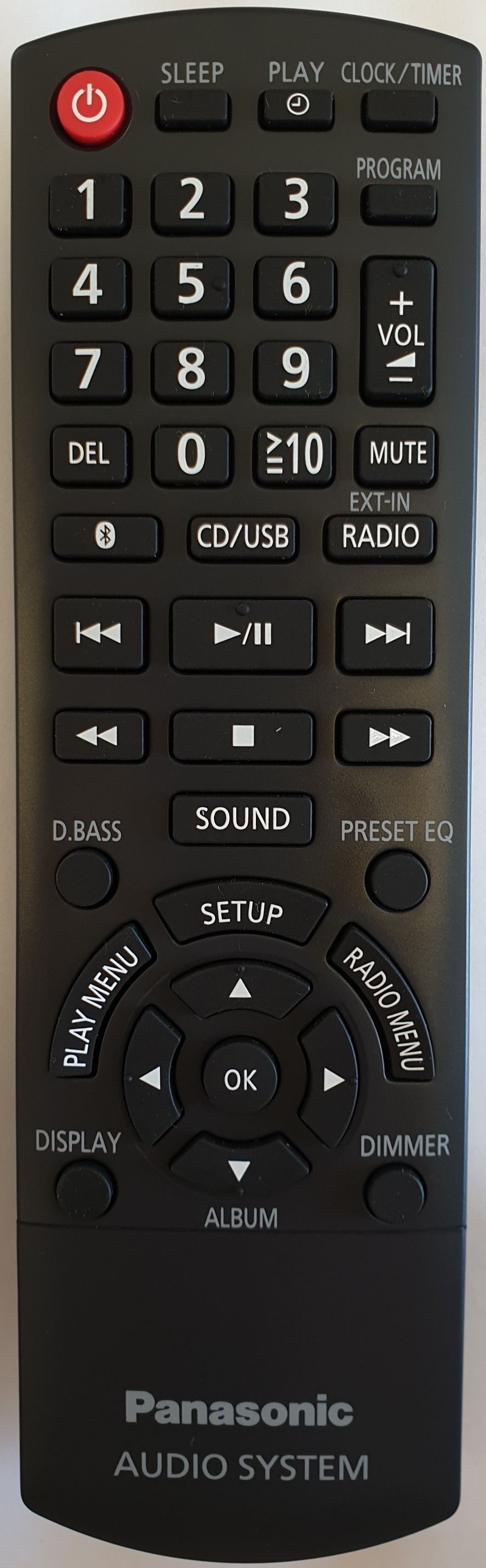 Panasonic SCPMX100BEB Remote Control - Genuine Original