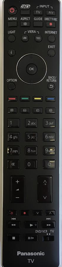Panasonic TXP65VT30B Remote Control - Genuine Original